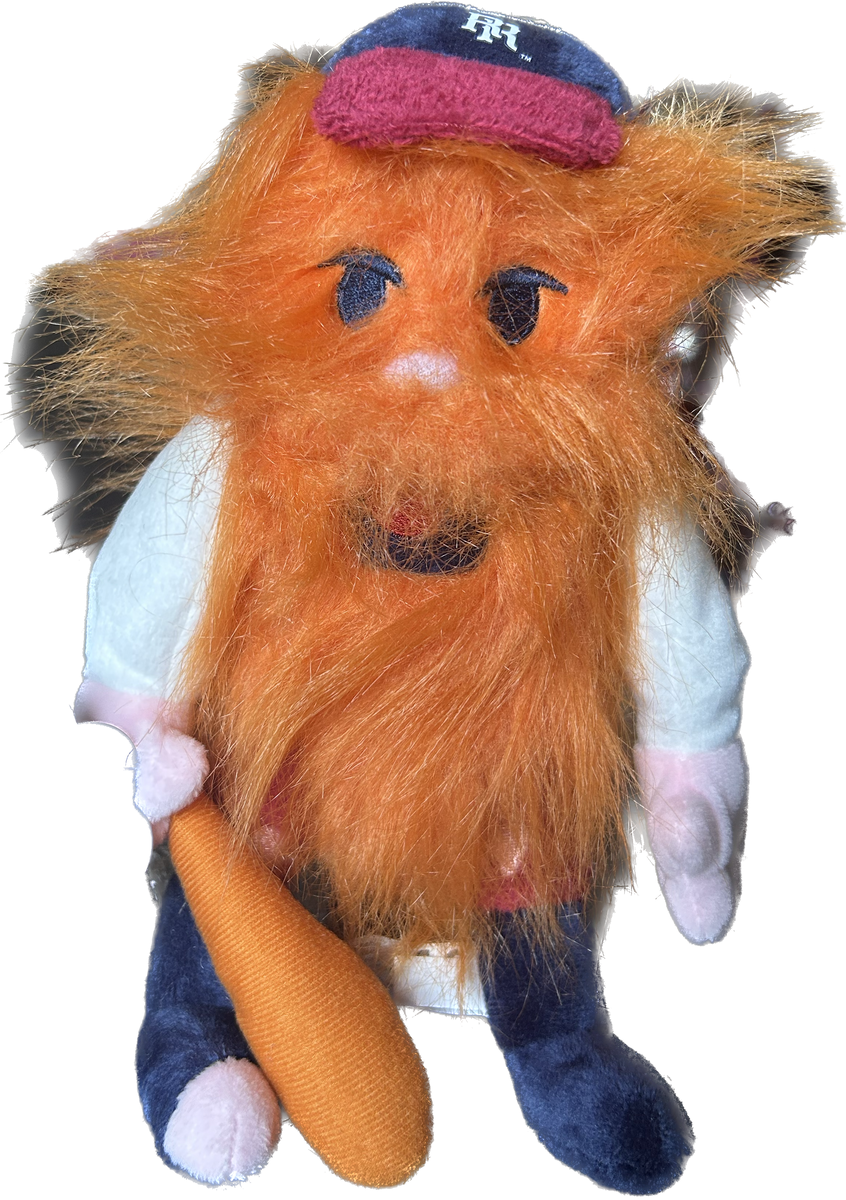 Round Rock Express Mascot Factory Hairy Man Plush