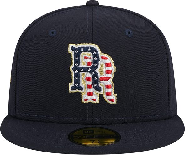 Round Rock Express Stars and Stripes 4th of July 5950 Fitted Cap