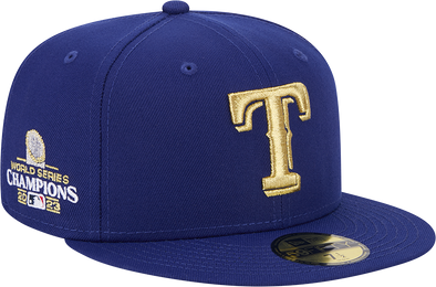 Texas Rangers Gold World Series Championship 5950