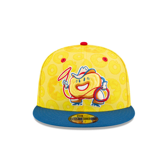 Round Rock Express New Era Donuts Custom Famous Yellow Batter Donuts 5950