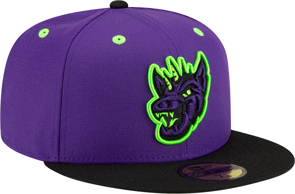 Round Rock Express New Era Chupacabras Custom Chupacabra Ooze 5950 Fitted Cap