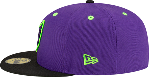 Round Rock Express New Era Chupacabras Custom Chupacabra Ooze 5950 Fitted Cap