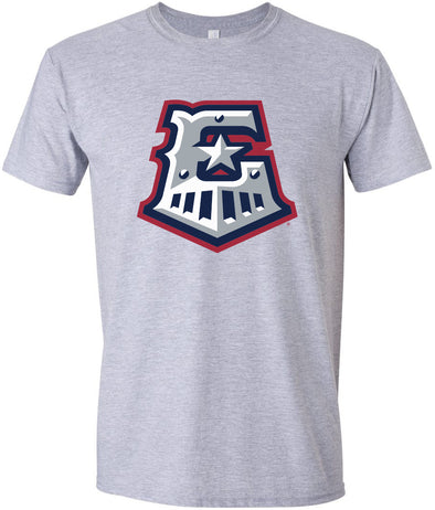 Round Rock Express Gray E-Train Logo Tee