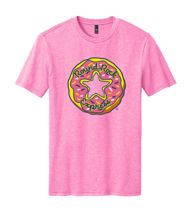 Round Rock Donuts Pink Sprinkle Donuts Tee