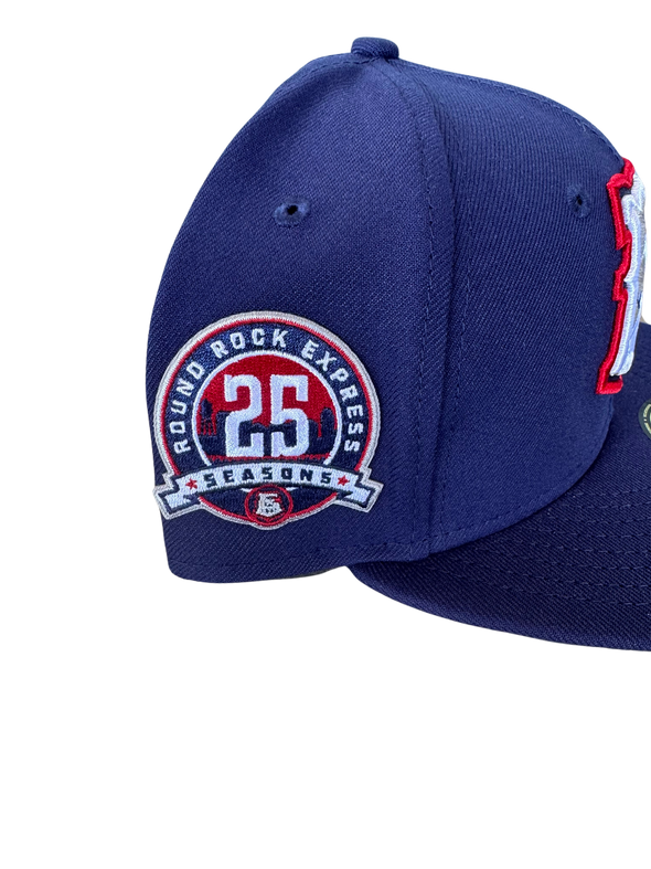 Round Rock Express New Era Home 25 Seasons Patch 5950