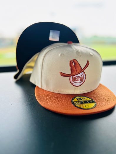 Round Rock Express Joe's Custom Austin Senators Hook'em 5950 Fitted Cap