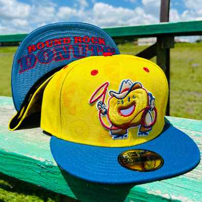 Round Rock Donuts Joes Custom Famous Yellow Batter Donuts 5950 Fitted Cap