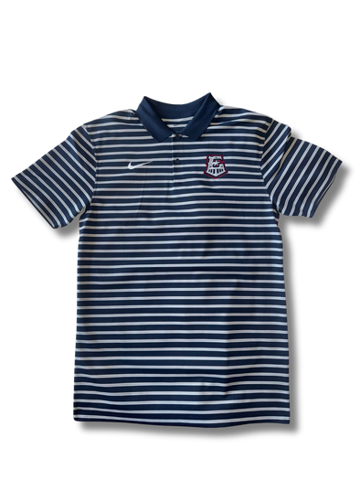 Round Rock Express Nike Navy Victory Stripe Polo