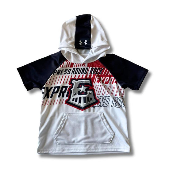 Round Rock Express Under Armour Youth Short Sleeve Hood