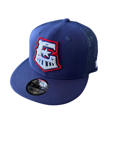 Round Rock Express New Era Navy/Navy Mesh Home 950