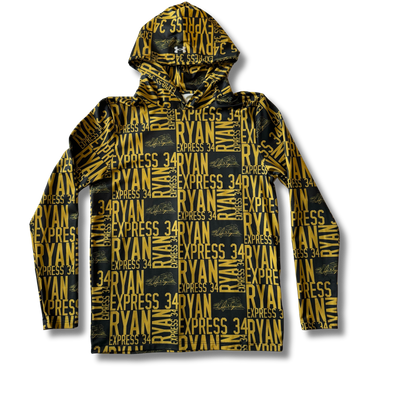 Round Rock Express Under Armour Black/Gold Ryan Express Hood