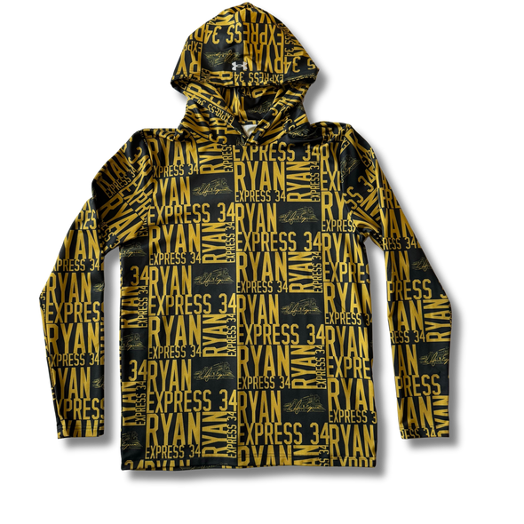 Round Rock Express Under Armour Black/Gold Ryan Express Hood