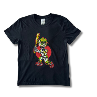 Round Rock Express Youth Black Sugar Skull Tee