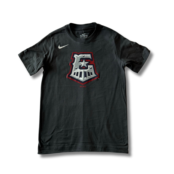 Round Rock Express Nike Youth Anthracite E-Train Cotton Tee