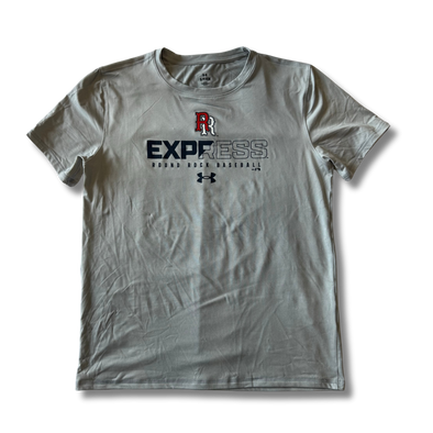 Round Rock Express Under Armour Mod Gray RR Tech Tee