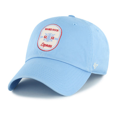 Round Rock Express '47 Columbia Fauxback Patch Clean Up Adjustable Hat