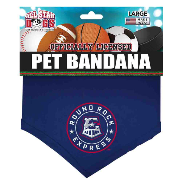 Round Rock Express All Star Dog Navy Dog Bandana