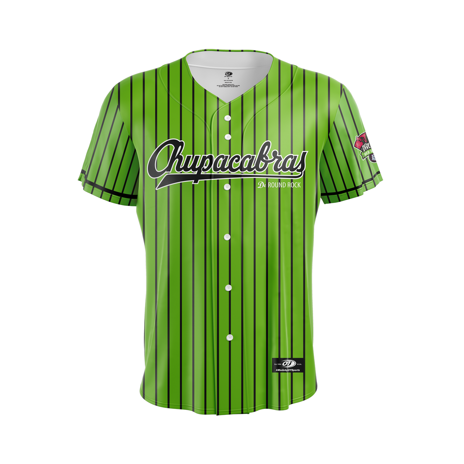 Round Rock Express OT Sports Alternate Lime Green