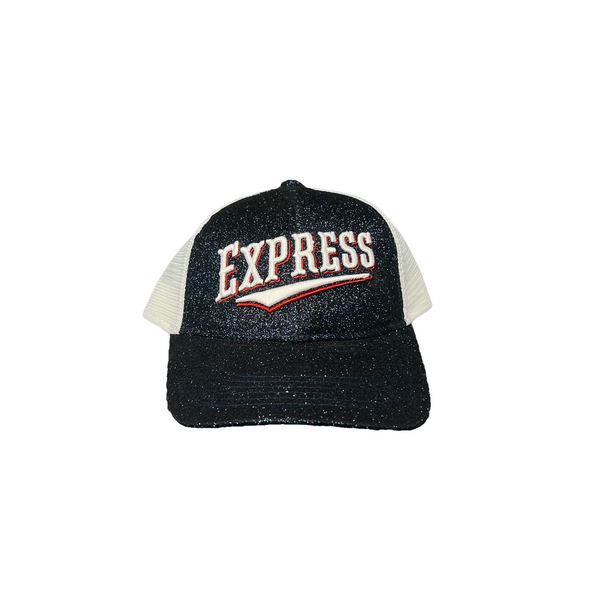 Round Rock Express Outdoor Cap Women's Galaxy Navy Glitter Wordmark Cap