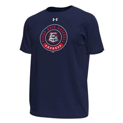 Round Rock Express Under Armour Navy E-Train Tech Tee