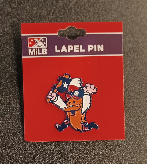 Round Rock Express Hairy Man Cap/Lapel Pin