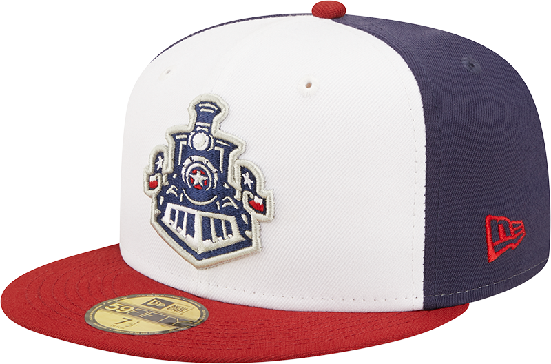 Round Rock Express 2022 New On-Field Aternate Locomotive 5950 Fitted Cap 71/2