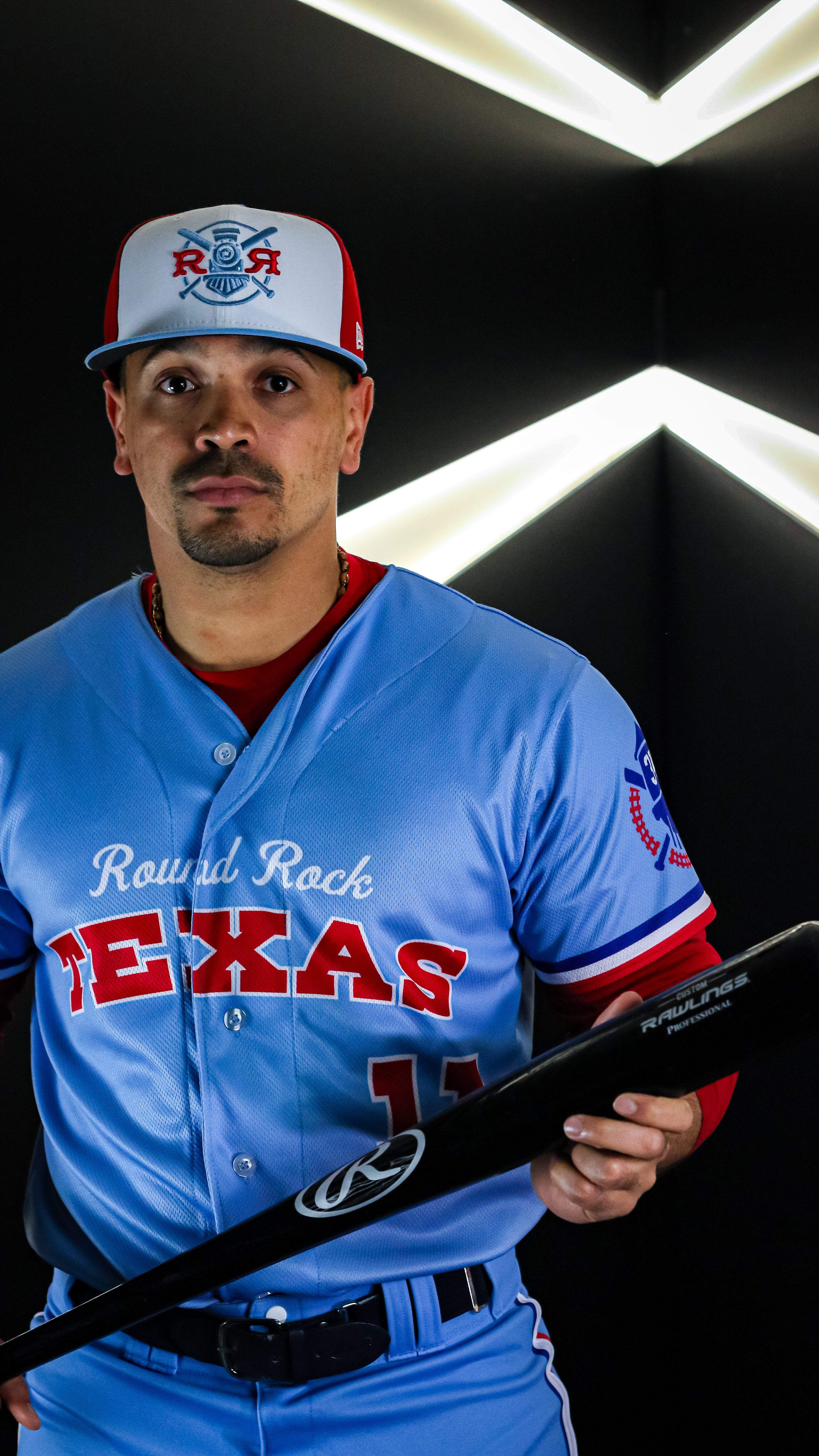 Round Rock Express 2022 Youth Fauxback Jersey Sublimated Replica LG