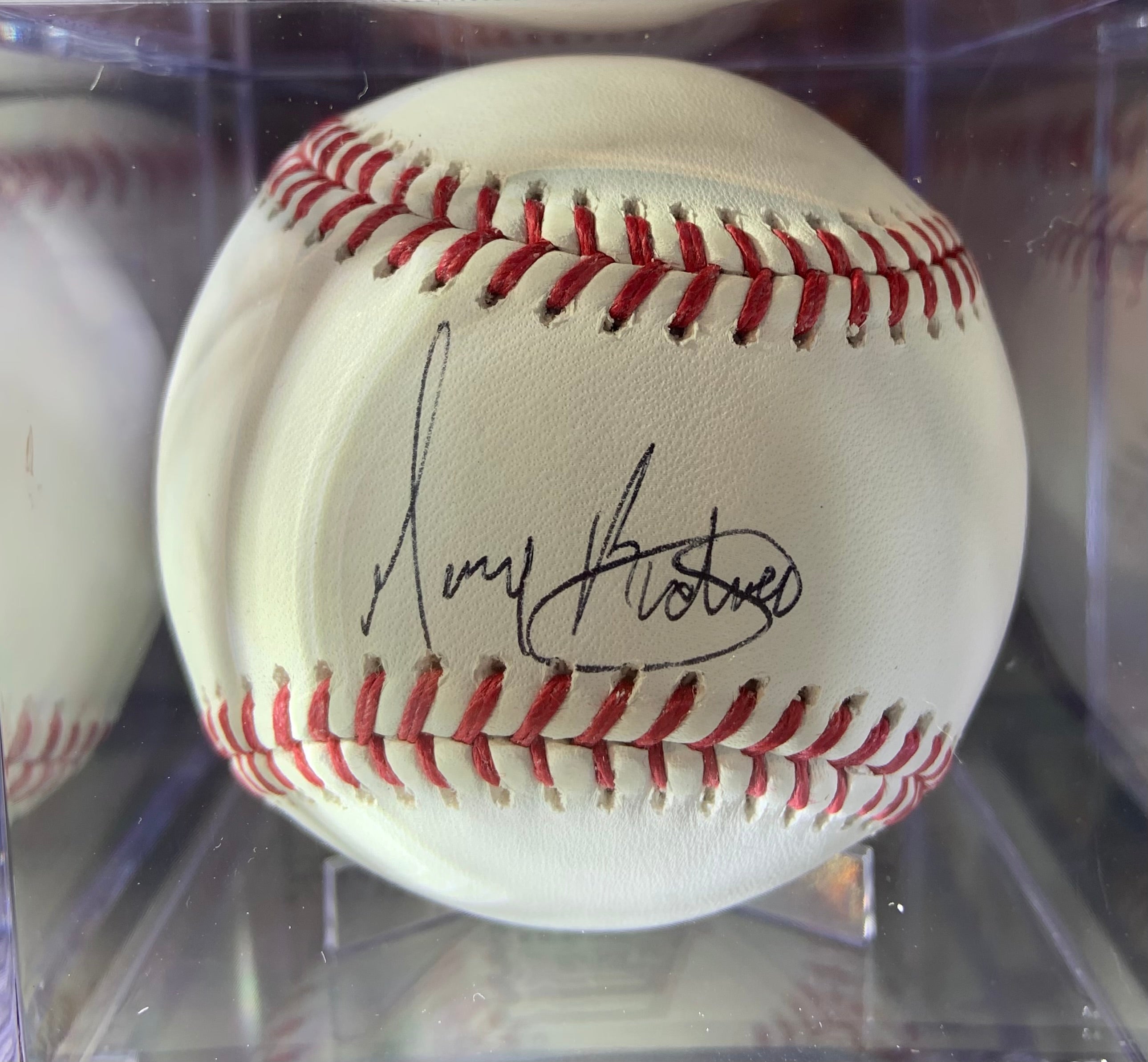 Autographed Round Rock Express Minor League Baseball Jersey #9