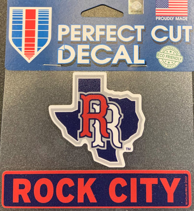 Round Rock Express RR State logo Rock City Decal Sticker