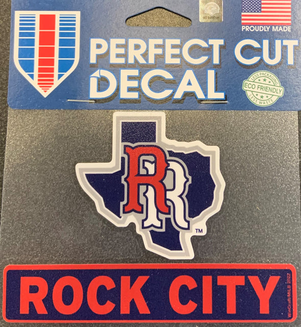 Round Rock Express RR State logo Rock City Decal Sticker