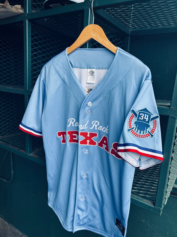 Round Rock Express Adult Fauxback Jersey Tackle Twill replica