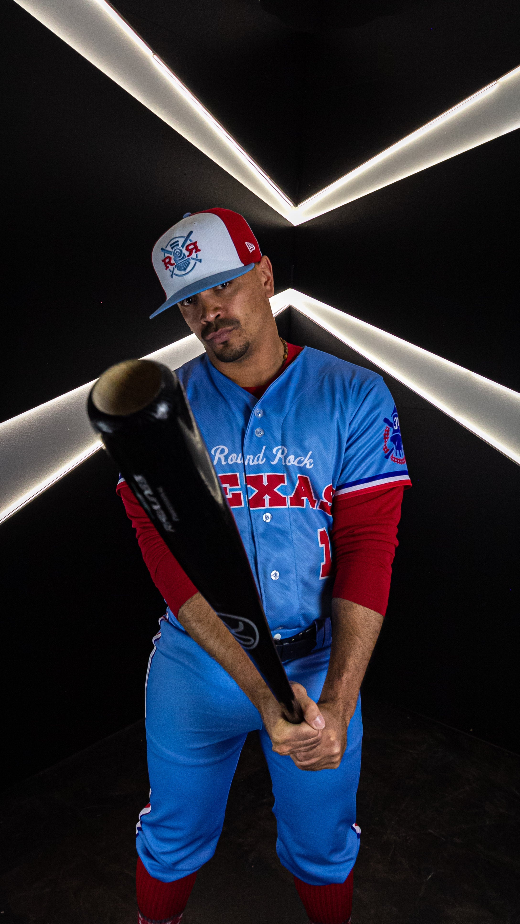 Round Rock Express 2022 Youth Fauxback Jersey Sublimated Replica SM